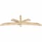 Ekena Millwork Davenport Rough Sawn Timber Gable Bracket, Douglas Fir, 84"W x 28"H x 4"D x 4"F, 8/12 Pitch GBW084X28X0404DAV00RDF - alternate 4